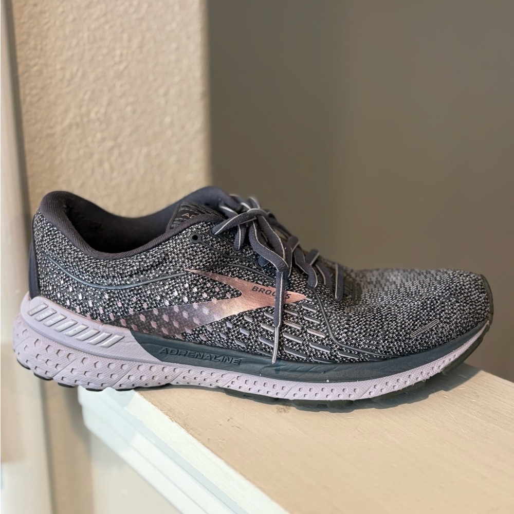 Brooks Adrenaline GTS 21 Shoes Womens Size 10 Gray Running Sneakers 1203291B528 - Picture 5 of 12